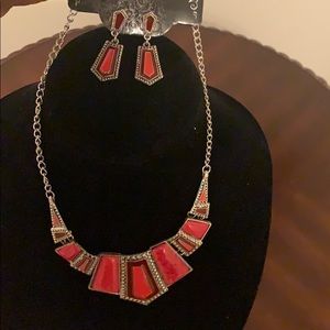New necklace and earring set